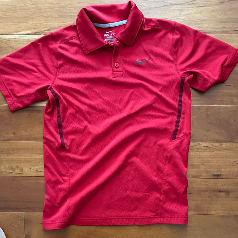 Nike Kids Red Polo Shirt